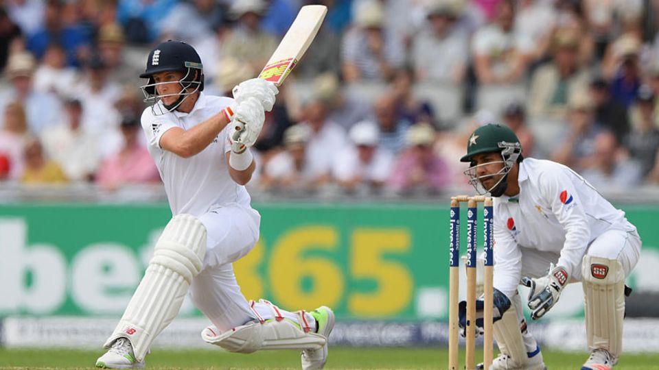 He brought up his double-hundred with a reverse sweep for four