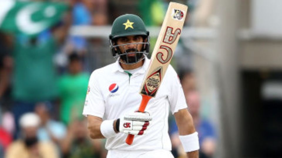 Misbah-ul-Haq battled to a half-century