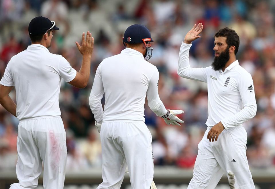 Moeen Ali eventually ended Misbah's vigil on 52