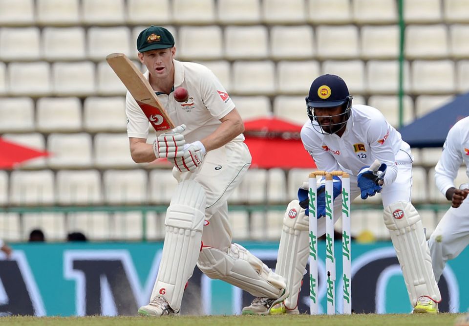 Four times from the six innings in Sri Lanka, Adam Voges was dismissed by left-arm Rangana Herath