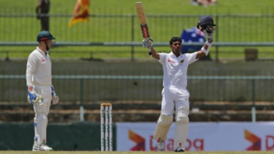 Kusal Mendis celebrates his century