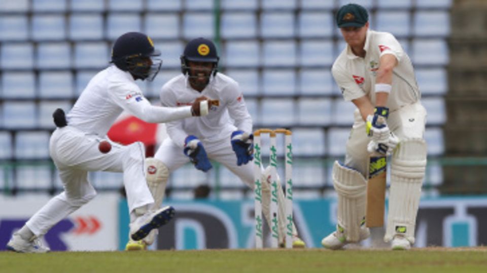 Steven Smith had a few anxious moments