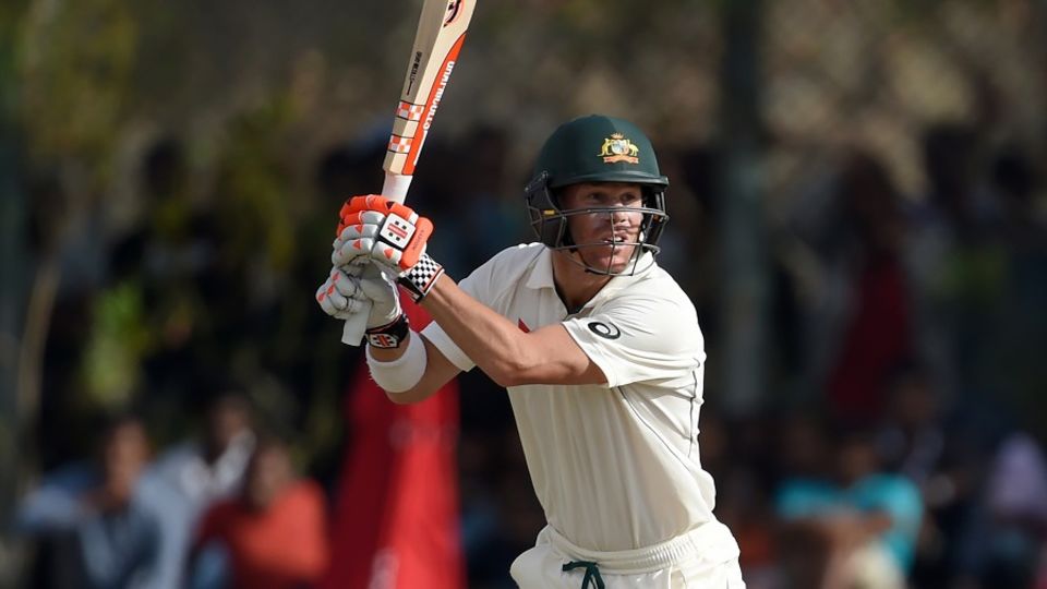 David Warner, however, led the charge with aggression and lashed seven fours...