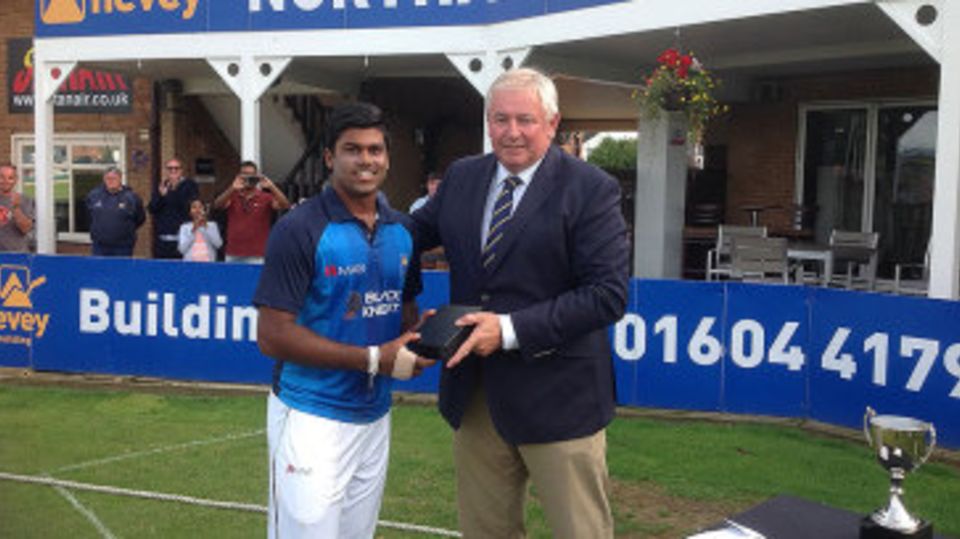 Lahiru Kumara, Sri Lanka's man of the match in the U-19 Youth Test