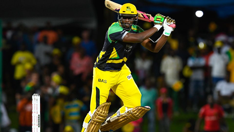 Andre Russell brought up with century off 42 balls to propel Jamaica Tallawahs to 195