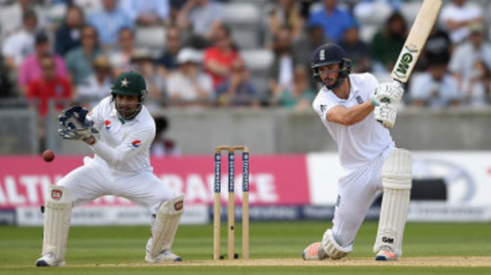 James Vince plays through the off side