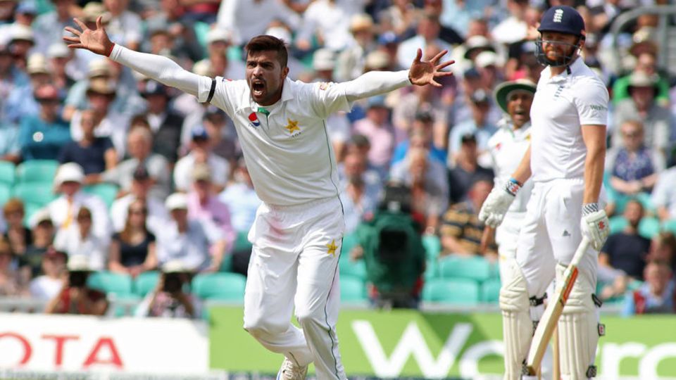 Mohammad Amir in action against England earlier this year
