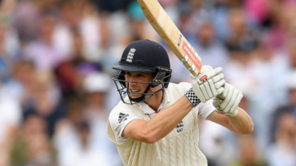 Chris Woakes' cover-drive was in full flow
