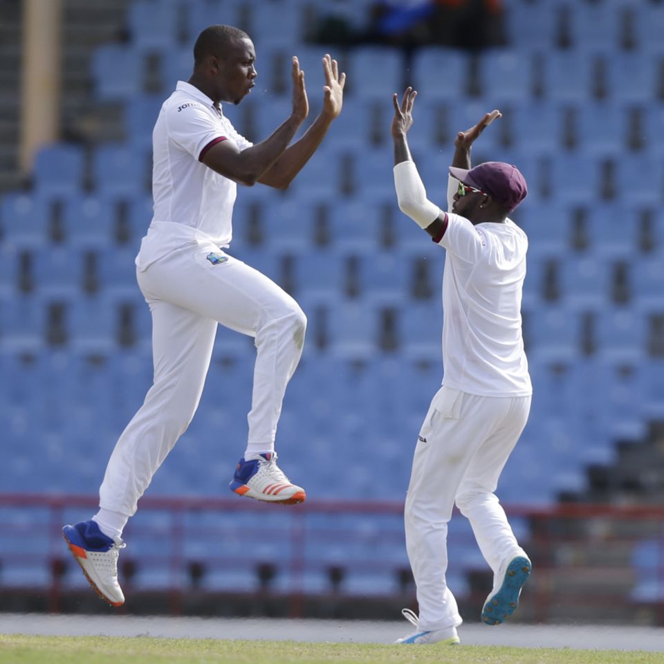 Excluding Miguel Cummins' 6 for 48 at Gros Islet, West Indies pacers have taken just 12 wickets at an average of 65.17 in this series