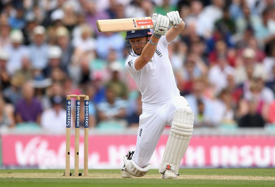 Jonny Bairstow resumed with intent as England fought to save the Test