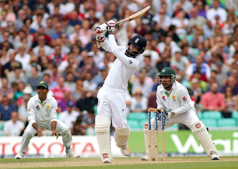 Moeen Ali continued in fluent form after his first-innings hundred