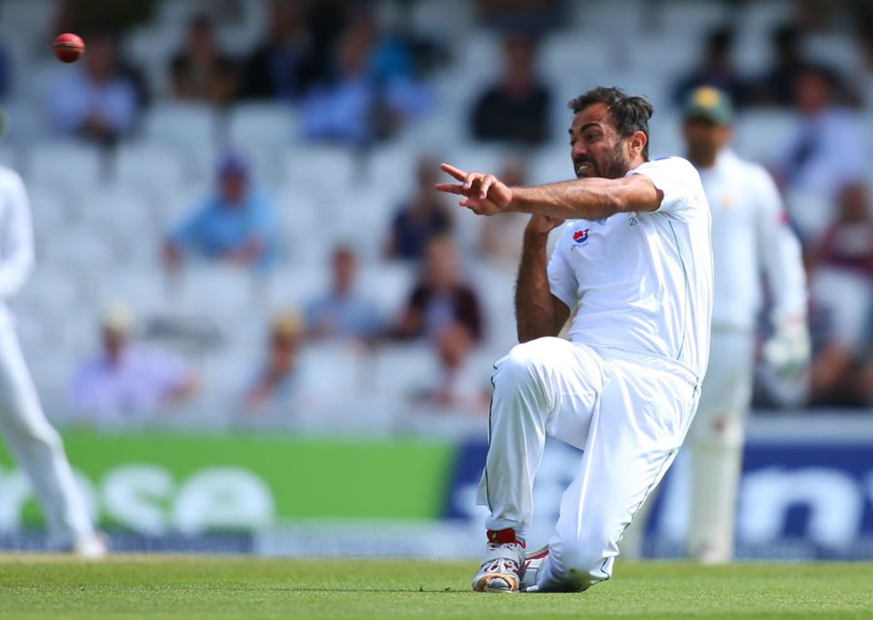 England's hopes were shattered, however, by Wahab Riaz