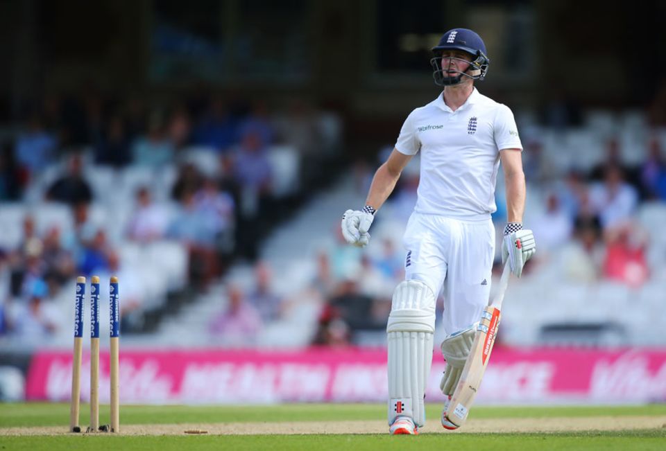 ... who ran Chris Woakes out for 4