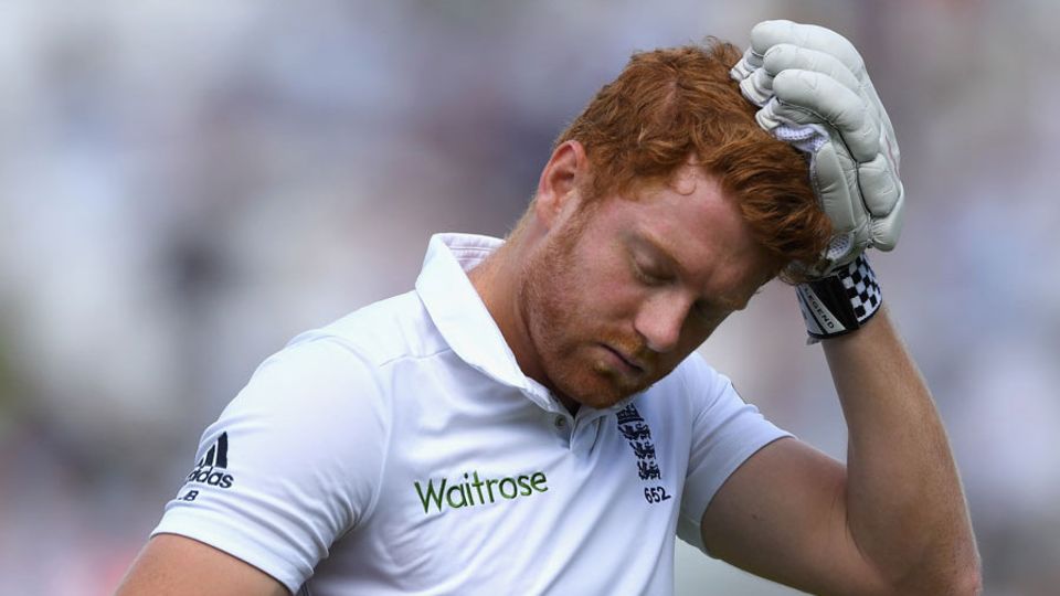 ... then had Bairstow caught for 81 one ball later