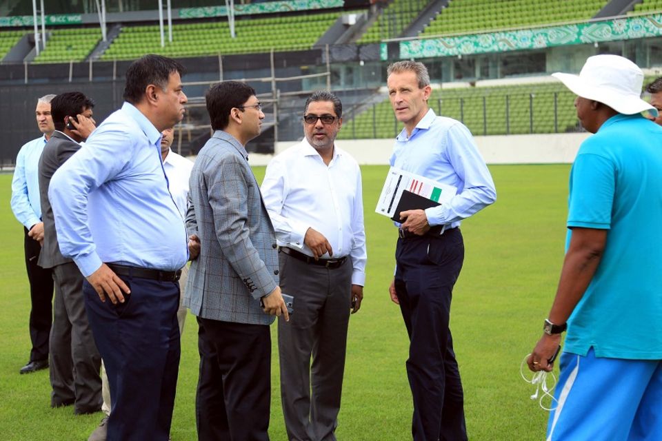 The ECB's three-member delegation inspected venues in Mirpur, Chittagong and Fatullah