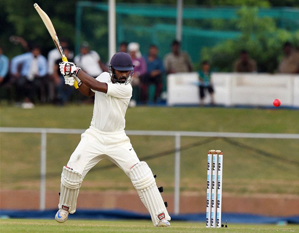 File photo - Abhinav Mukund controlled Tamil Nadu's chase of a modest 108