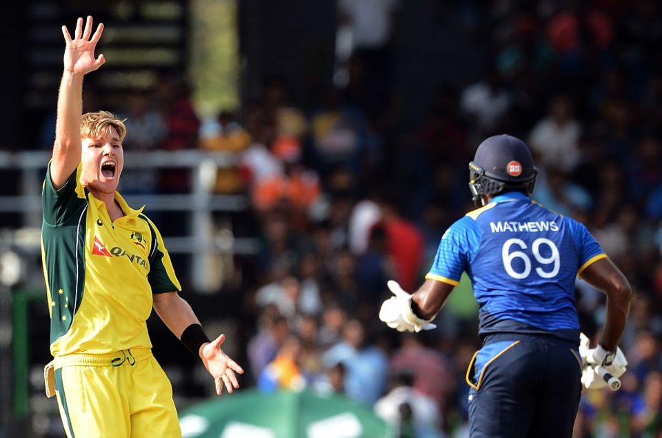 Adam Zampa has troubled Sri Lanka through the series with his six wickets