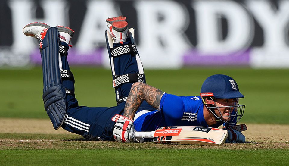 Alex Hales saw the funny side of an early mix-up between the wickets