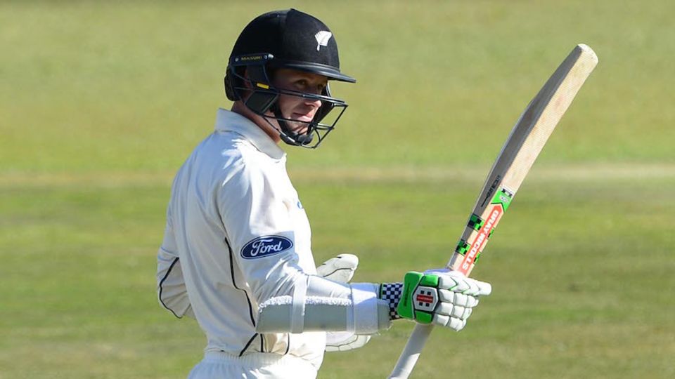 Nicholls batted on to bring up his second Test fifty and engineer some late resistance with Doug Bracewell's support