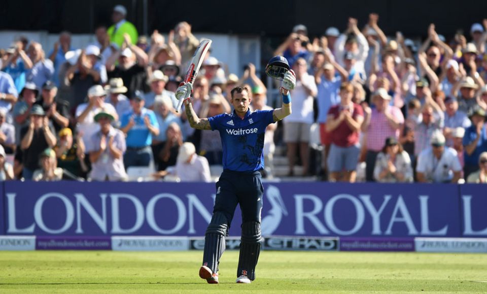 His century had come from 83 balls, at the precise halfway mark of the innings