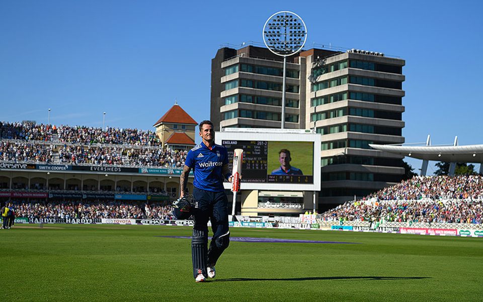 Hales eventually fell for an England record 171