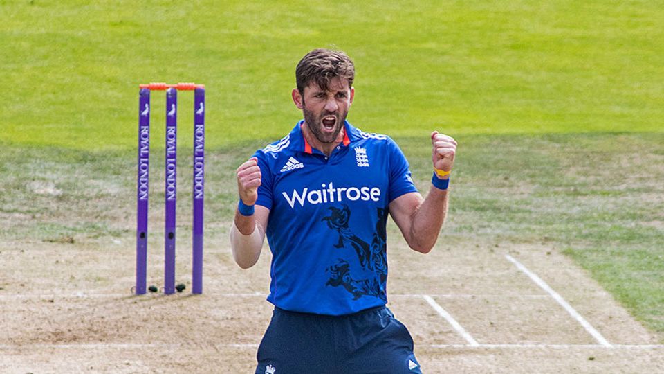 Liam Plunkett was the beneficiary of Stokes' second catch, as Aslam fell for 24