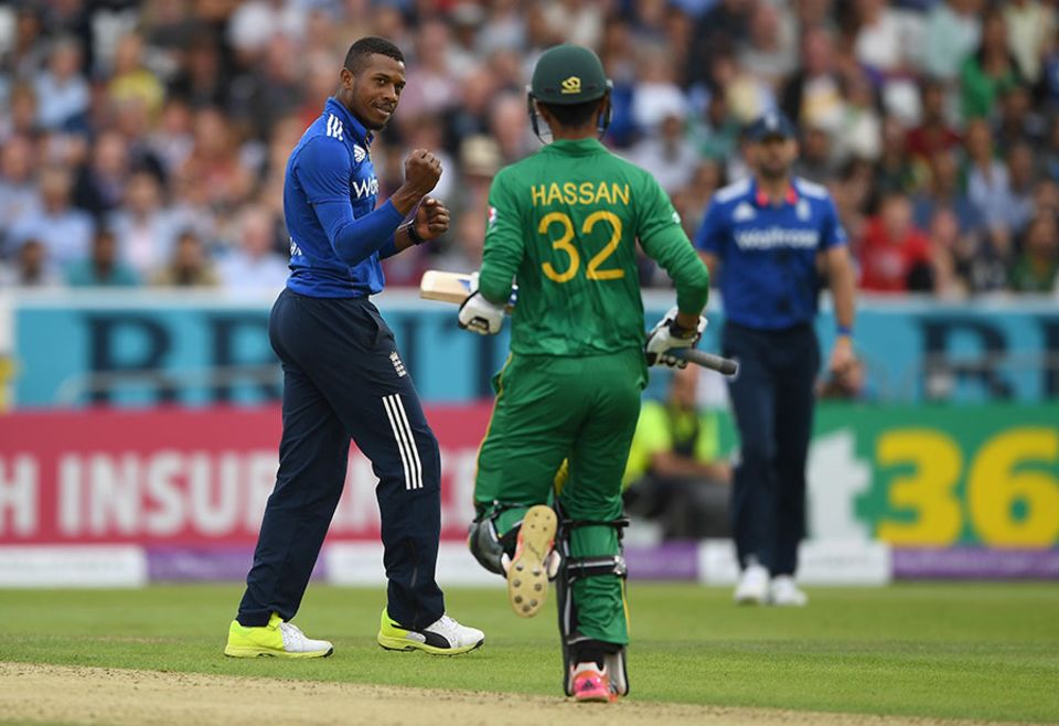 Chris Jordan conceded 14 runs in his final four overs