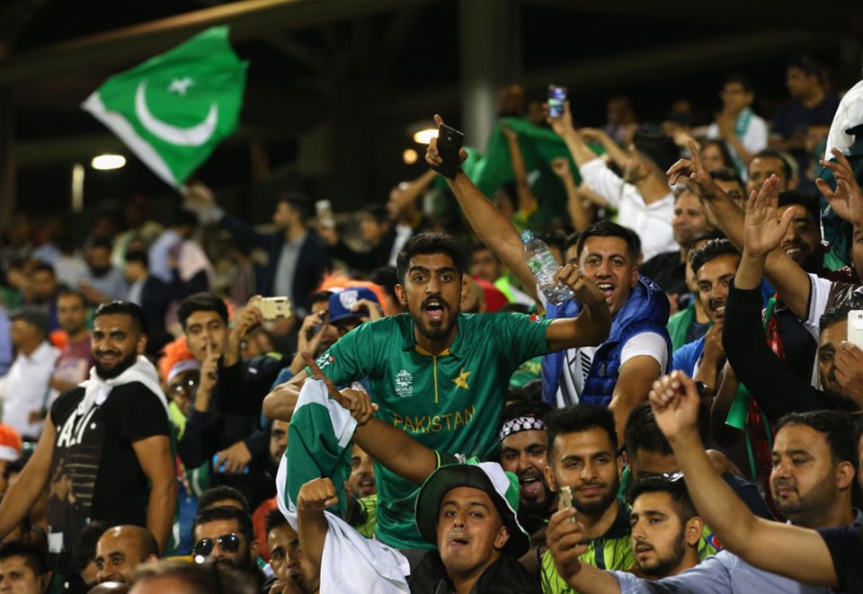 Pakistan's fans were out in force at Old Trafford and made their presence felt