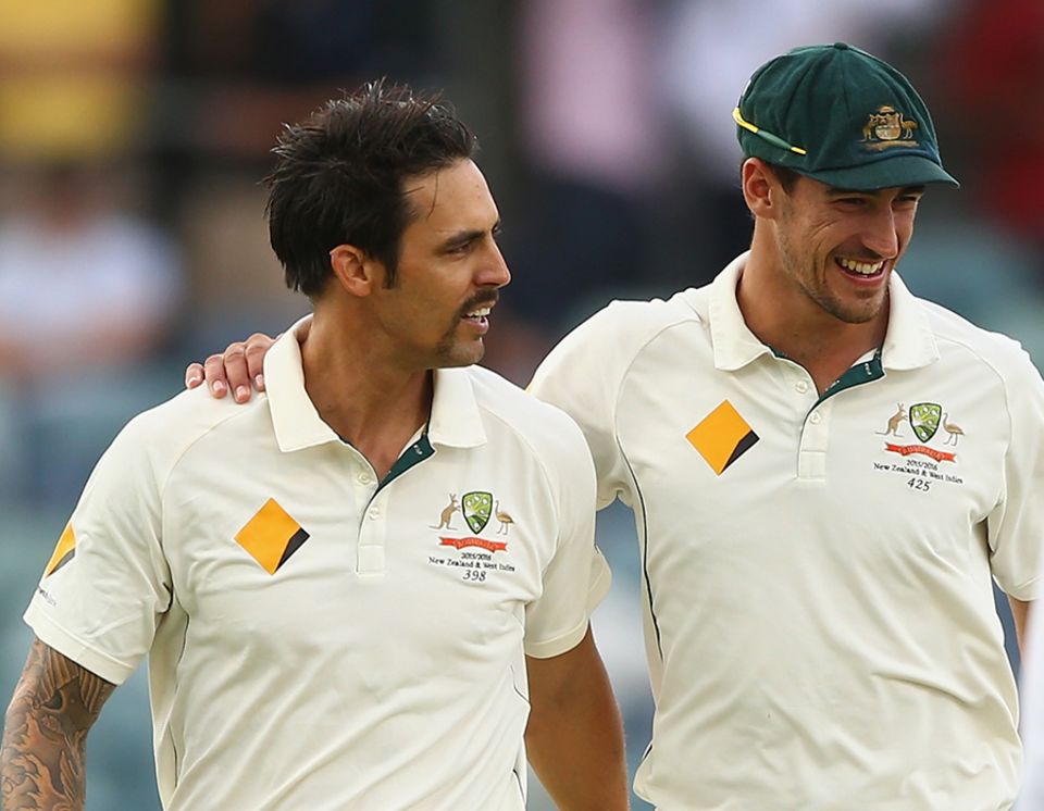 Mitchell Johnson on Mitchell Starc: "He can dominate again [at home] on wickets that are going to provide bounce."