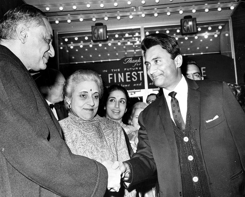 Dev Anand (far right) was among the first of Bollywood's superstars to play the role of a cricketer, beginning with <i>Love Marriage</i> in 1959