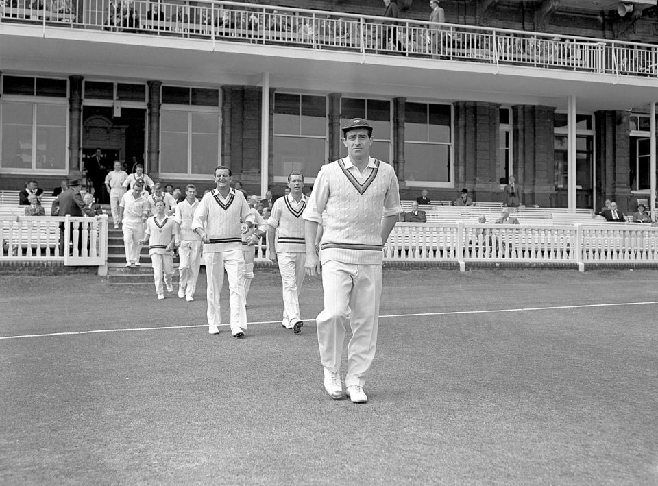 The Gentlemen v Players match was a regular fixture till it was scrapped in 1962. Fred Trueman leads the Players out at Lord's in the penultimate year