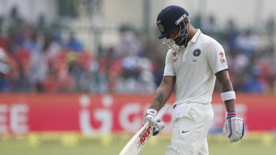 Virat Kohli: '[After opposing the use of DRS] for us to then say that the umpires made an error and it is going against us, it is not logical'