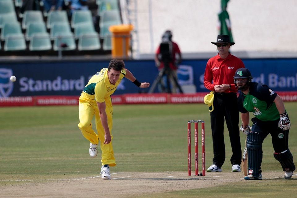 Australia handed an international debut to seamer Daniel Worrall, who had played all of 13 List A matches before this fixture