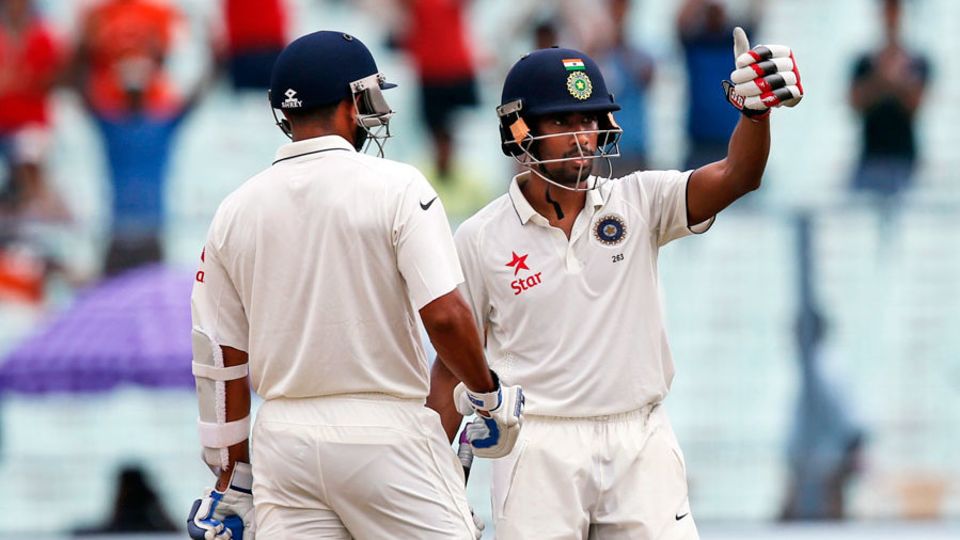 Wriddhiman Saha bailed India out of choppy waters with gritty half-centuries in both innings