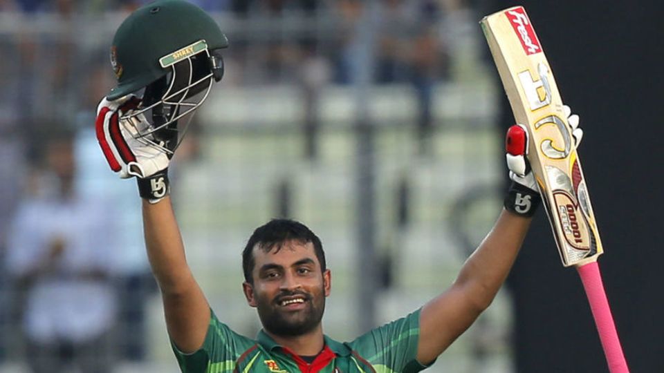 Tamim carried on to bring up his seventh century in Shakib Al Hasan's company