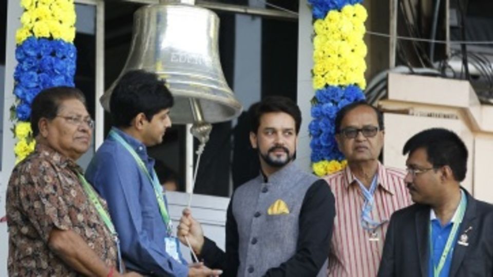 Anurag Thakur rings the bell ahead of the fourth day