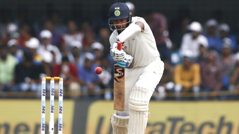 Cheteshwar Pujara carried forward his good form from the New Zealand Tests