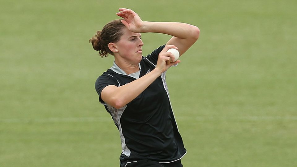 Amy Satterthwaite's four-for helped New Zealand consolidate their place in the top four of the ICC Women's Championship
