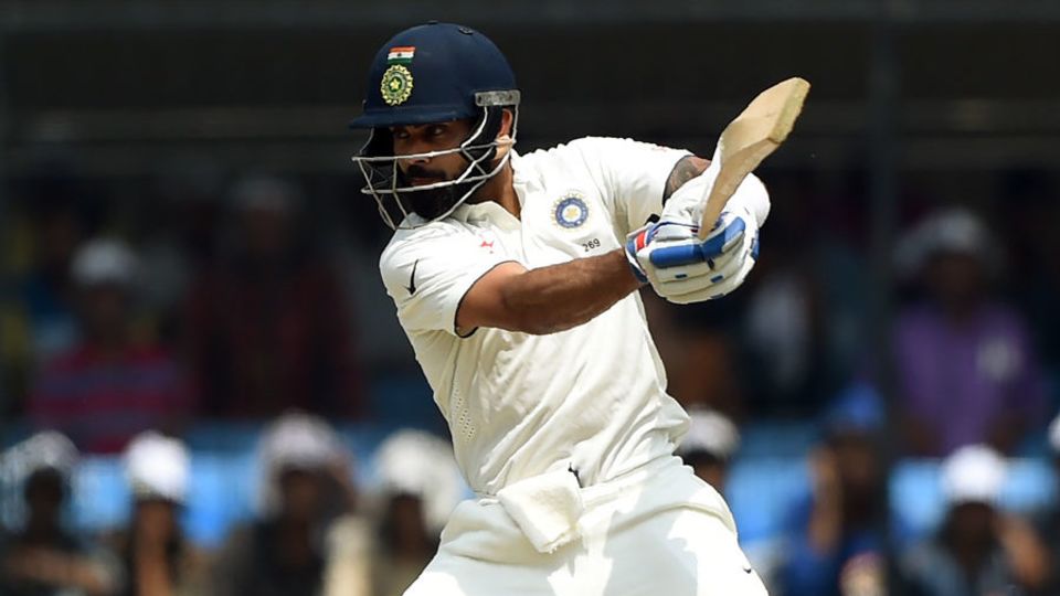 Virat Kohli showed his style of dominating against spin on the second day