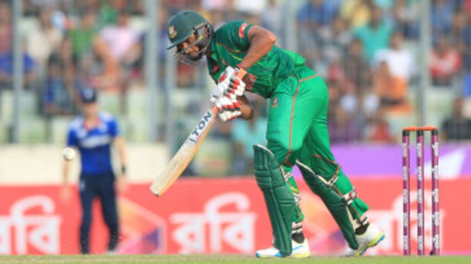 Mahmudullah anchored the innings with a half-century