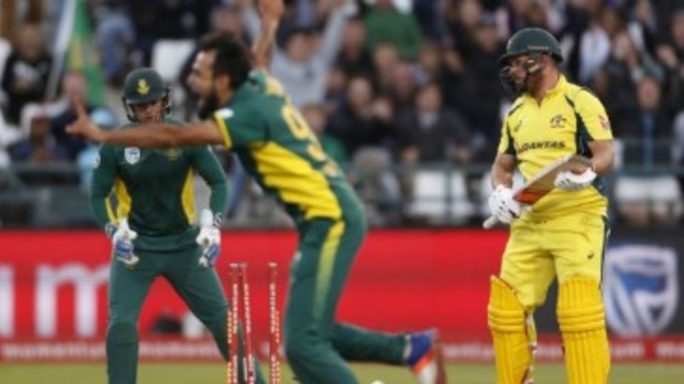 Imran Tahir got through Aaron Finch