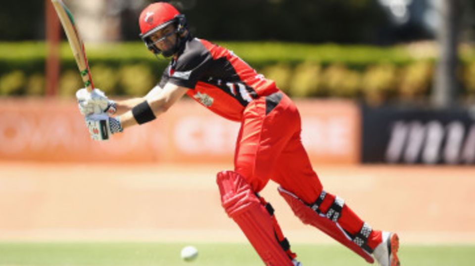 Callum Ferguson flicks the ball during his century