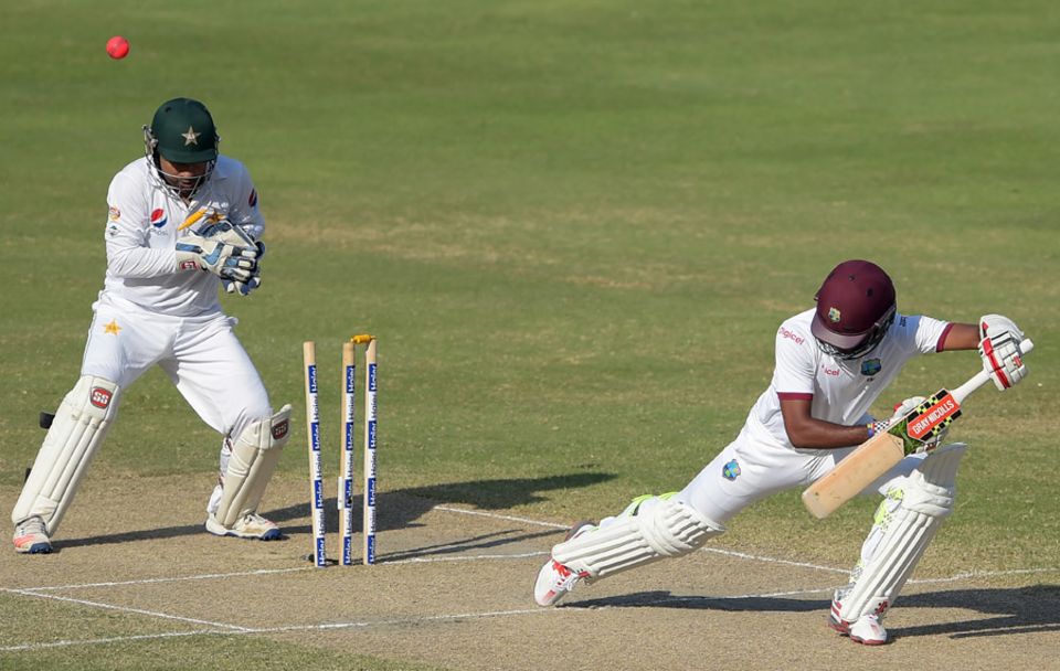 Yasir Shah got Pakistan off to an excellent start, removing Kraigg Brathwaite in the second over of the third day