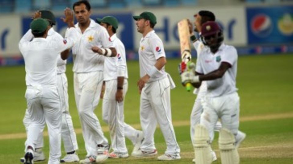 Wahab Riaz had Jermaine Blackwood caught behind