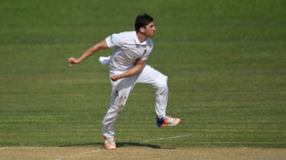 Zafar Ansari in his follow-through