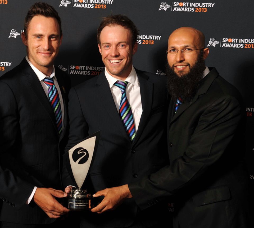 Three kings: du Plessis, de Villiers and Amla have been rotating the South African captaincy job among them for some years now