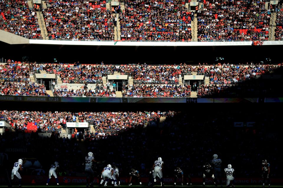 Indianapolis Colts play the Jacksonville Jaguars at Wembley Stadium