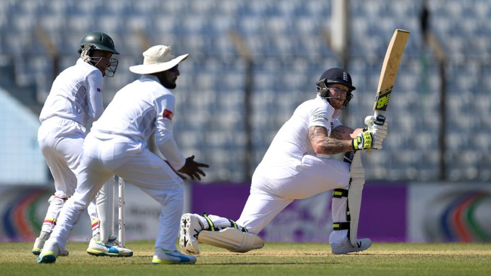 Ben Stokes provided brief support with 18