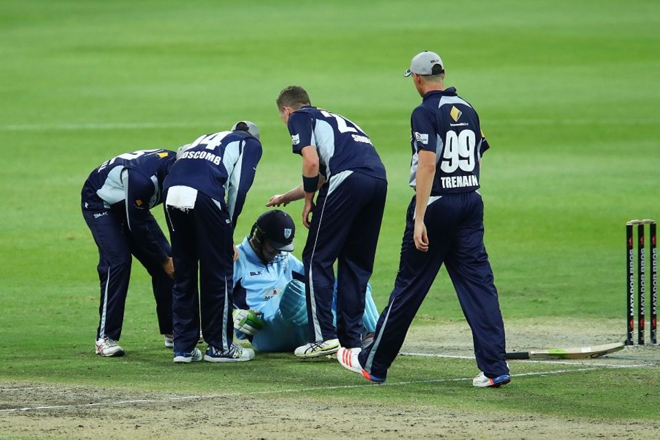 Daniel Hughes was the first player to be replaced by the concussion substitute rule