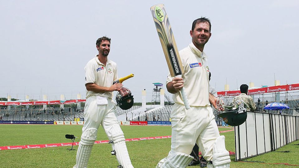 Ricky Ponting's nerveless 118 saw Australia through in a close chase